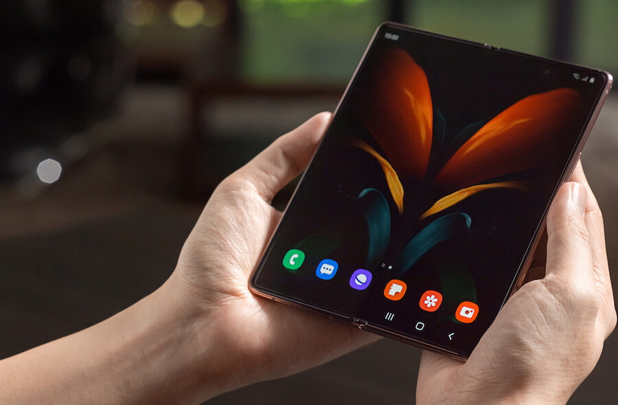 Following more than a decade of stagnated smartphone design foldable phones such as the Samsung Galaxy Z Fold2, pictured above, and the concept bendable phones worn around the wrist are changing the landscape