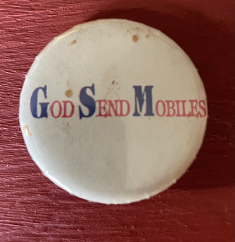 GSM pin from Cannes in 1991 issued by Mannesmann
